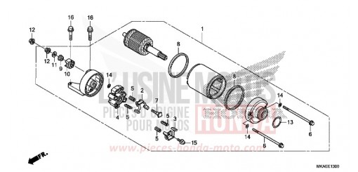 STARTING MOTOR NC750DG de 2016